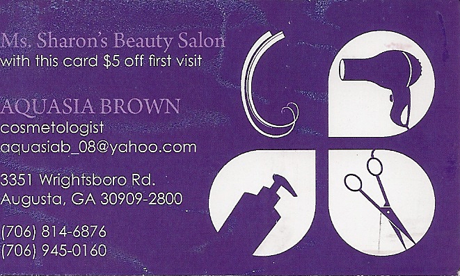 Contact Aquasia Brown